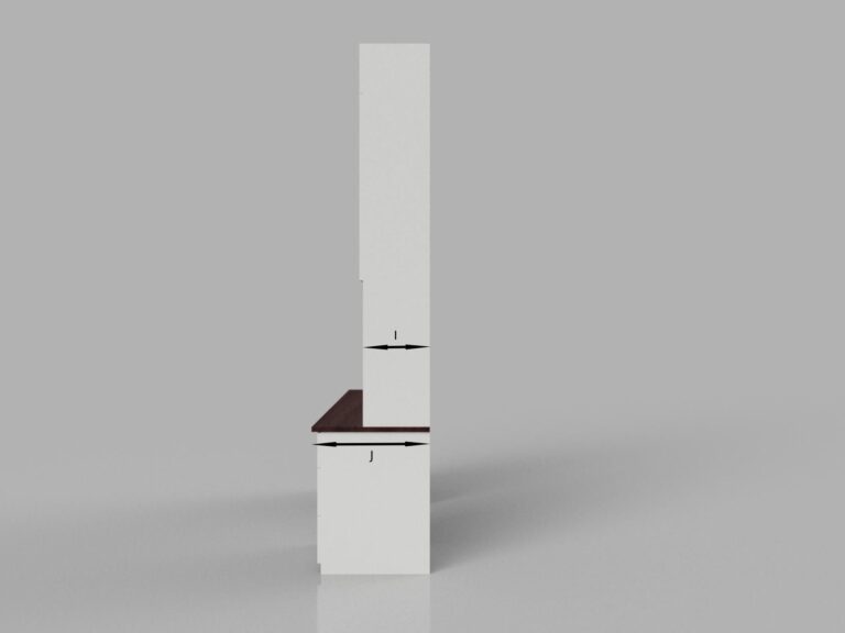 Office desk - side dimesions